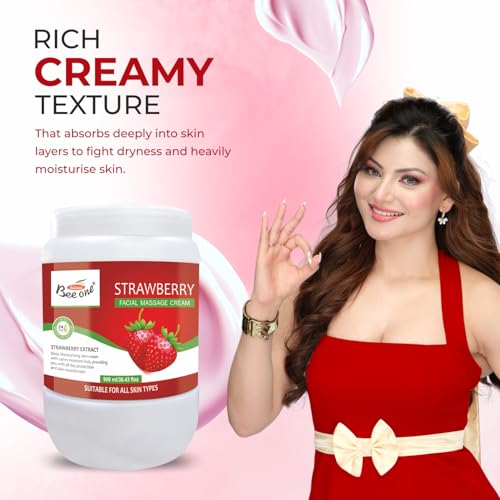 Image of BEEONE Strawberry Massage Cream 900 ML