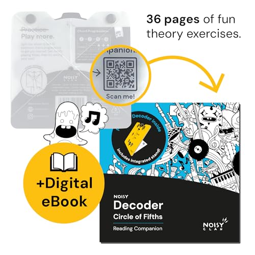 Quintenzirkel-Rad-Werkzeug – Dekodieren Sie den Quintenzirkel mit einem Kunststoffrad – konzentrieren Sie sich auf die Tonart zum Transponieren und Schreiben von Musik. Quintenzirkel LEICHT GEMACHT!