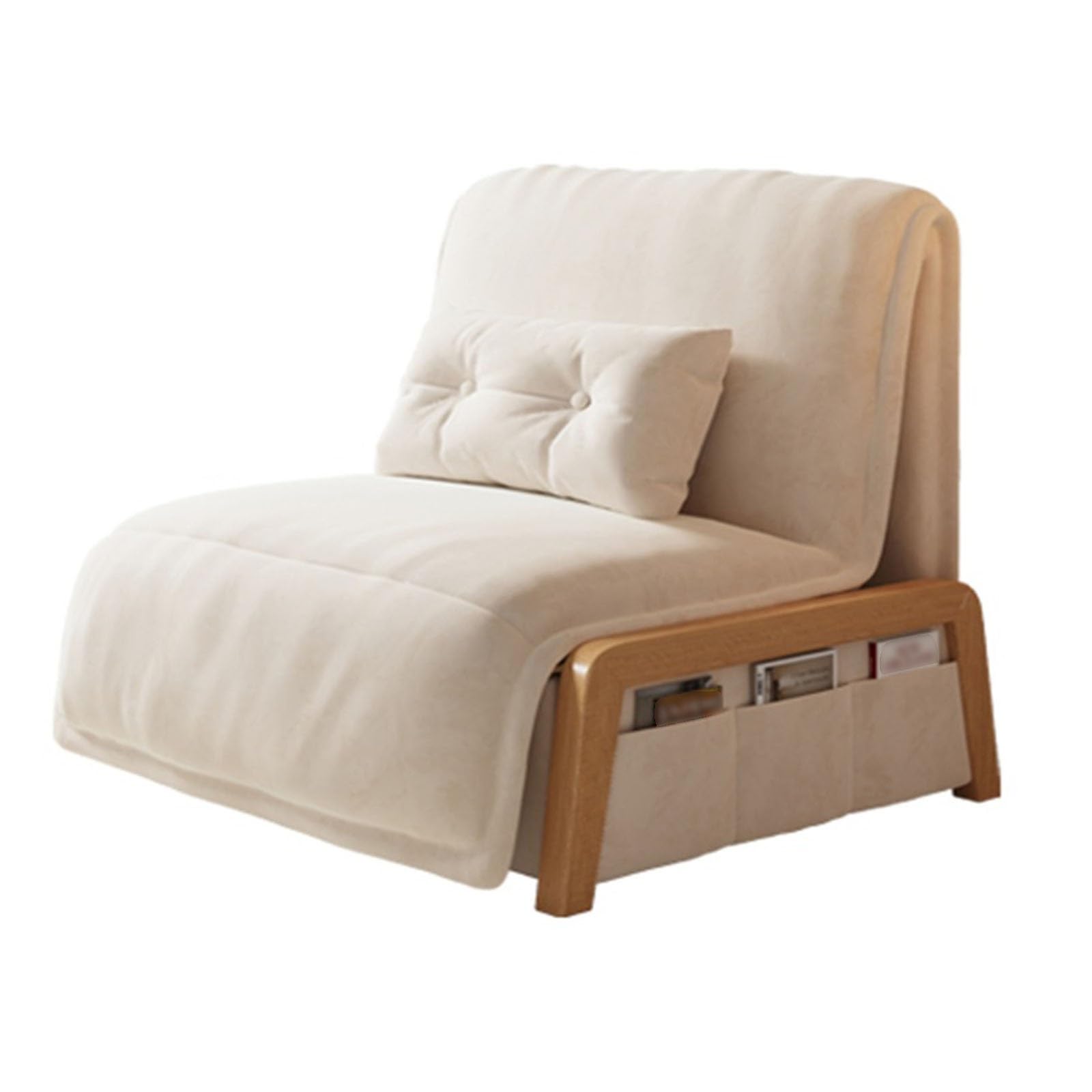 Divano letto pieghevole Divano Letto, Elettrico Pieghevole, Pouf Multifunzione con Schienale Regolabile Sedia Convertibile Moderna for Soggiorno Appartamento Ufficio