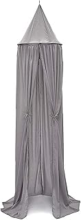 ZHHAOXINPA Zanzariera per Bambini, Letto per Bambini Baldacchino Chiffon Cupola Zanzariera Appesa Culla Angolo Tenda Castello Nursery Play for Room Decor Grigio, Gray