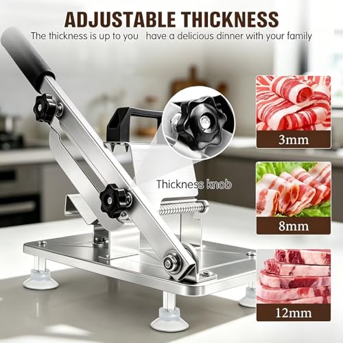 Industrial meat slicer machine