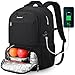 CoolBELL Zaino per Laptop da 15,6 Pollici con porta di ricarica USB e Tasca a sfera Zaino Scuola Resistente all'acqua Zaino Termico Zaino Multifunzionale per Donna Uomo Lavoro Viaggi Campeggio,Nero