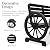 Best Choice Products 2-Person Wooden Wagon Wheel Bench for Backyard, Patio, Porch, Garden, Outdoor Lounge Furniture w/Rustic Country Design, Slatted Seat and Backrest - Black