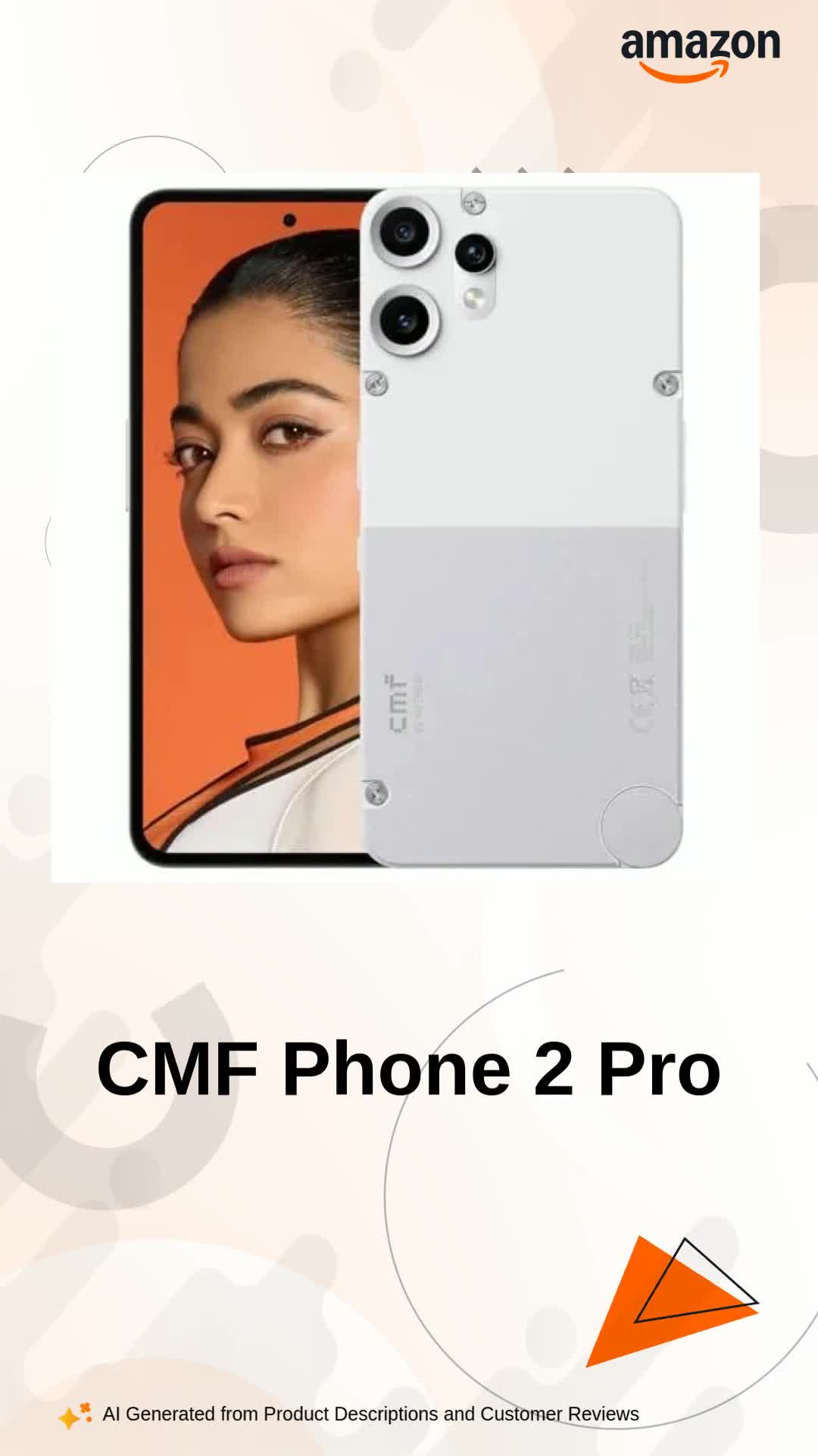 CMF Phone 2 Pro 5G (White, 8GB RAM, 256GB Storage) : Amazon.in