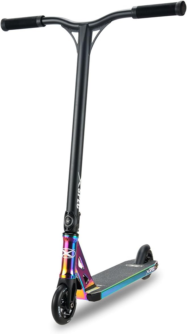 pics Custom Pro Scooter Coloring Pages xspec rainbow neo chrome pro stunt kick