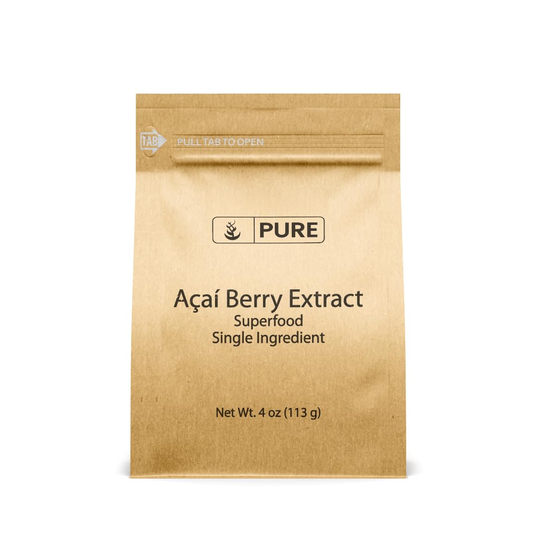 Acai Berry Powder, 4 oz, Superfood, Vegan, Non-GMO, Gluten Free