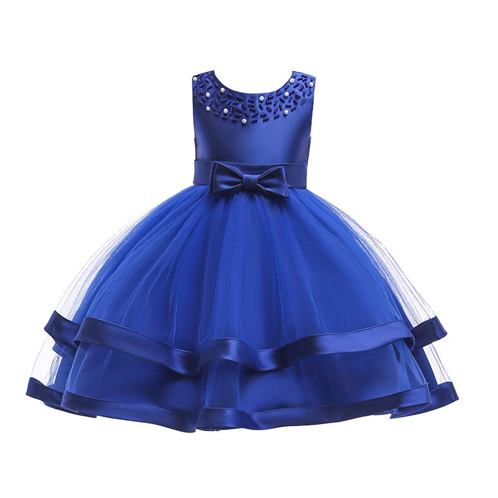 COMISARA 6M-9T Kids Pageant Flower Girl Dress Little Girls Party Wedding Formal Dresses