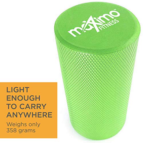 Maximo Fitness Rouleau de massage pour la colonne vertébrale et le dos, les jambes, les bras (45 x 15 cm) – Rouleau de massage moyennement dur pour yoga, pilates, régénération après le sport – Image 5