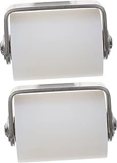 Angoily 2pcs Pulley Swivel Mount Rieles para Puertas Corredizas Garage Door Roller Side Roller for Sliding Gate Sliding Door Hardware Sliding Rolling Gate Guide Roller Slide Gate Guider