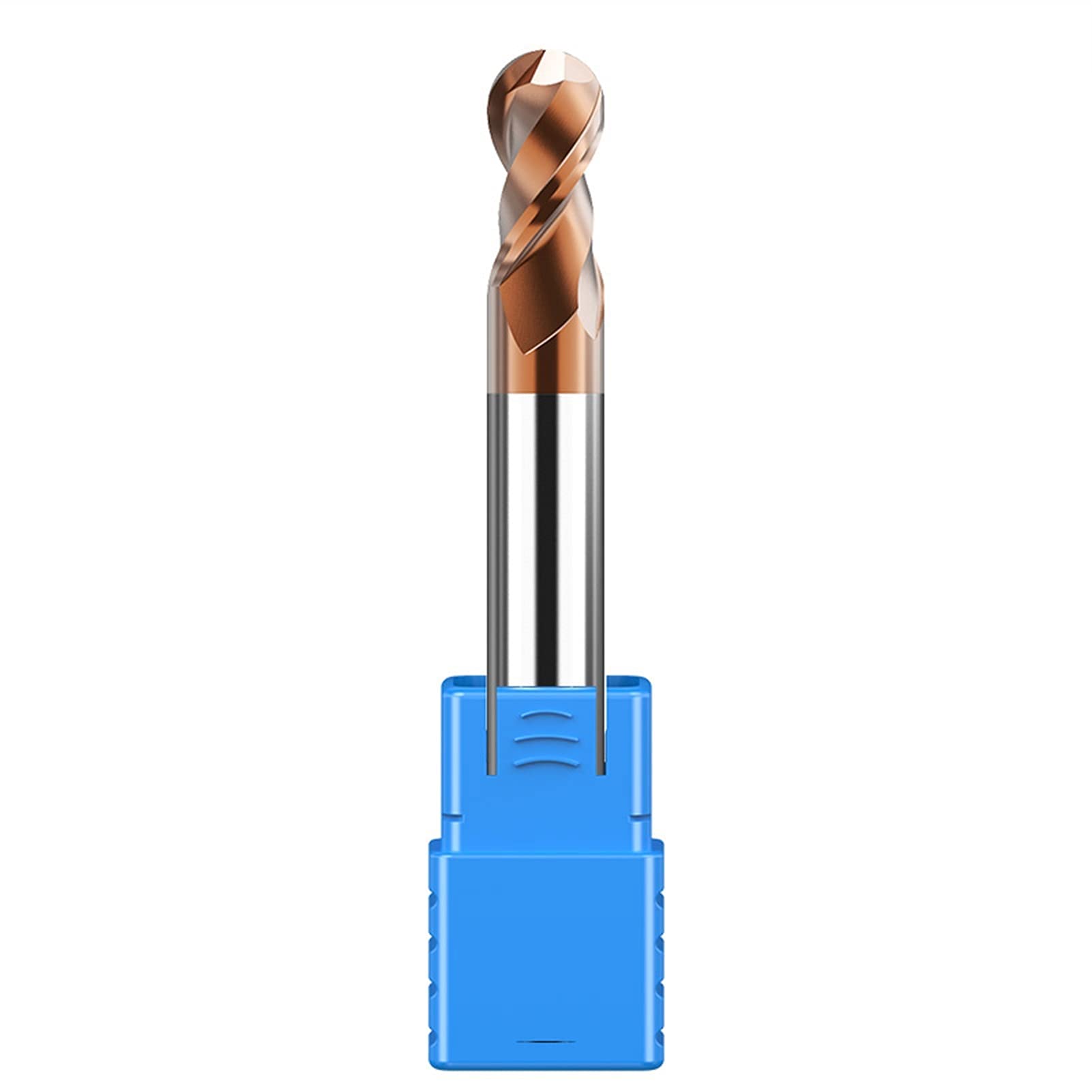 SUOFEILAIMU-PHONE CASE Metal HRC55 2 Flutes Carbide End Mill Coated Tungsten Steel R0.5-R6mm Ball Nose Milling Cutter CNC Machining Cutting Tools (Dimensions : R4X60X8D)