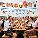 ALEGRE® Oktoberfest Deko Girlande Banner, 2 Stück Bayrische Deko Girlande Wimpelkette, Edelweiss Bier Dirndl Brezel Lederhose Bayern Deko Oktoberfest Party Girlanden für Bayerische Deko Thema Party