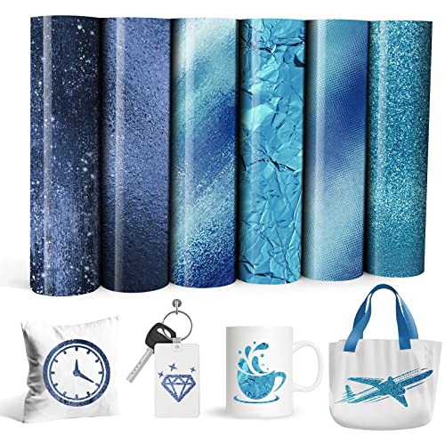 Infusible Ink Transfer Sheets Sky Blue Solid Paper PreInked HTV