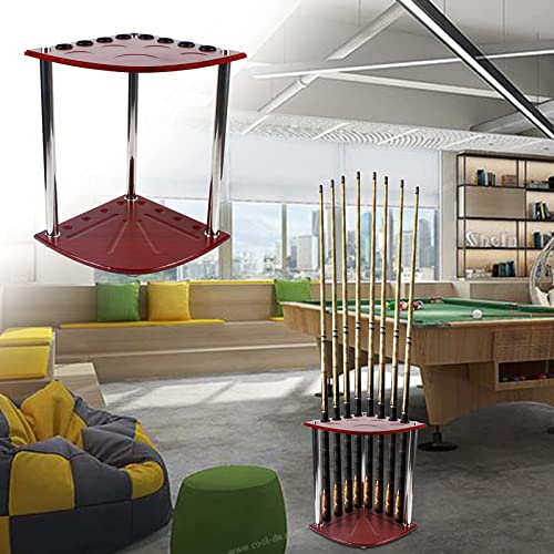 Support de queue de billard d'angle autoportant vertical au sol pour accessoires de table