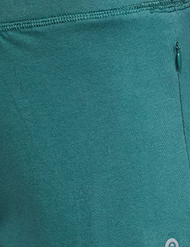 Image of Enamor Mid Rise Knee Length Drawstring Closure City Shorts for Women - Slim Fit, Soft and Breathable Cotton - E044
