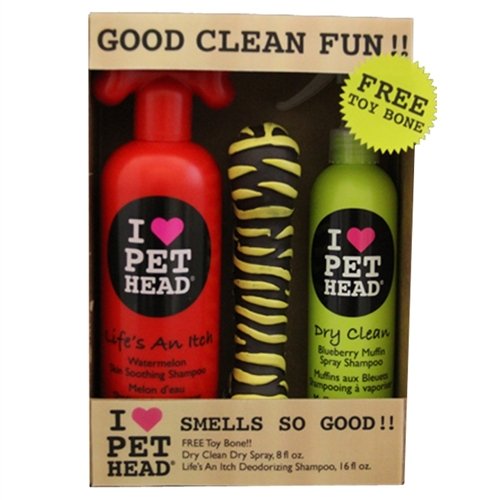 I Love Pet Head Good Clean Fun!! Combo Pack With Free Toy Bone!!!