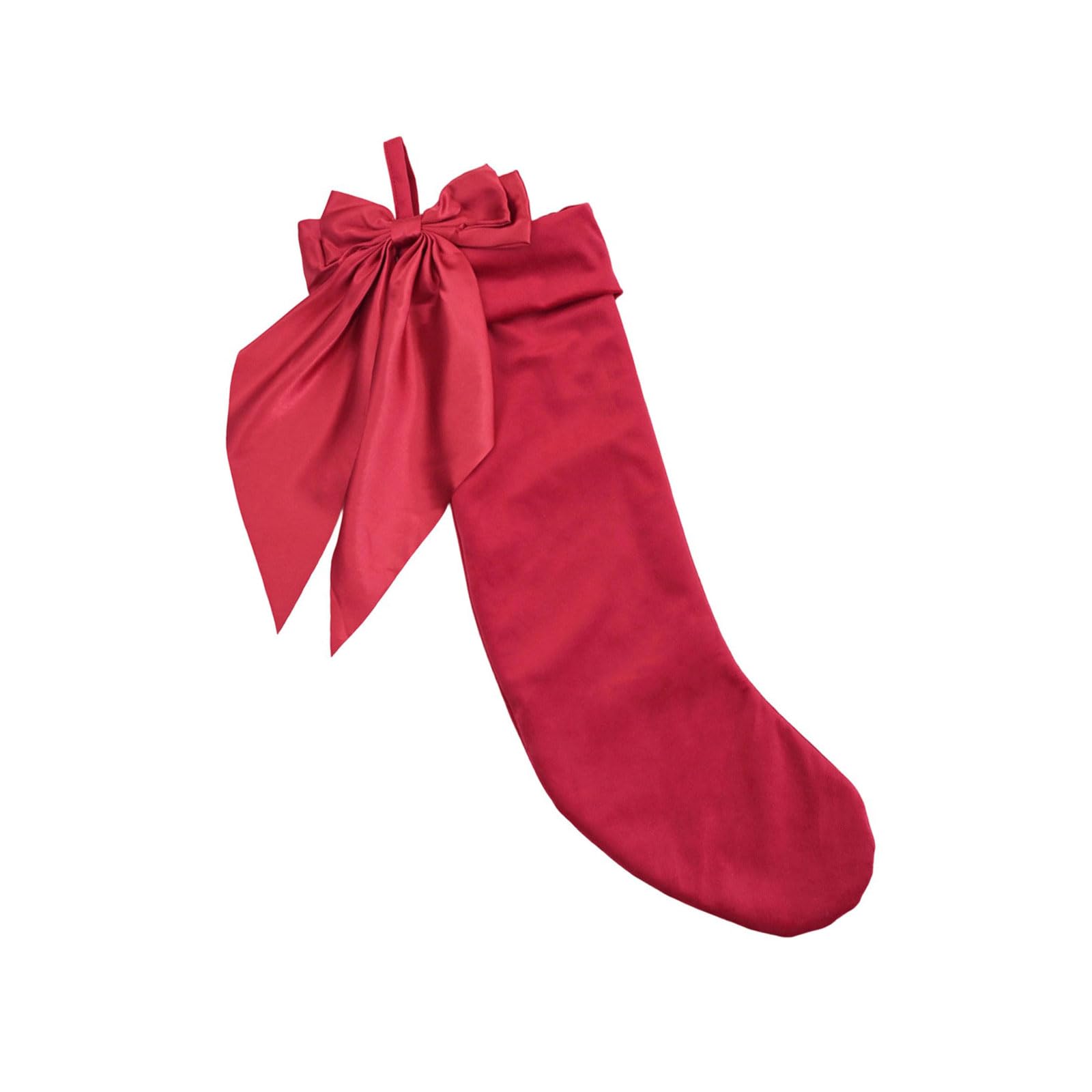 NUEAYMS Christmas Stockings Candy Gift Bag Lovely Bows Christmas Hanging Socks Festival Socks for Fireplaces Decoration Bows Hanging Stockings Candy Gifts Bag Decorations for Home Part