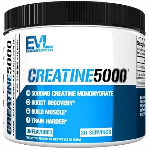 Creatine5000 Pure Creatine Monohydrate Powder 5g in Each Serving Unflavored (30 Servings) Cover
