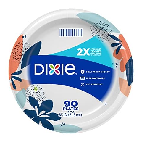 Dixie Paper Plates, 8 ½ inch Cover