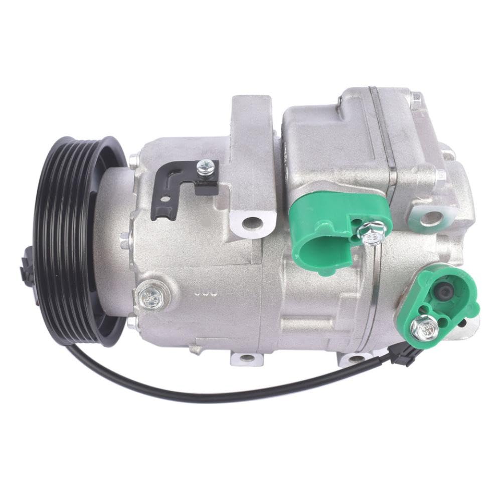 A C Compressor with Clutch Compatible with Hyundai Santa Fe Sport L4 2.0L 2.4L 2013-2018 L4 2.4L 2012-2014 97701-1U500