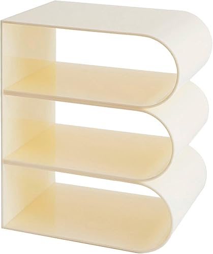 ZYCARE Organizador acrílico de almacenamiento y organización estantería de oficina armario de almacenamiento de mesa para archivos libros y