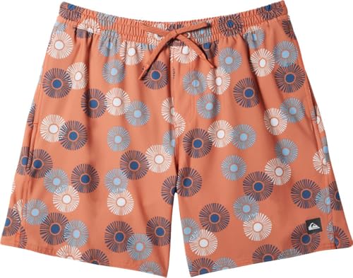 Quiksilver Urchin 17 Volley Bordshort para hombre, erizo/mango, XX-Large