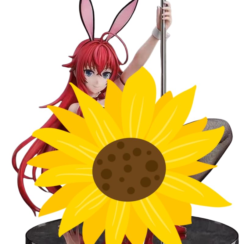 REOZIGN Figur Rias Gremory, Stehender Roter Absatz, Rias Gremory PVC-Figur 36 cm/14,1 Zoll, Cosplay-Modell, Handwerk für Anime-Fans, Geschenk