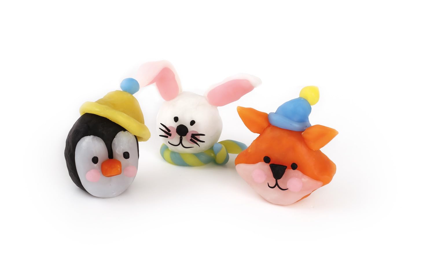 Graine Créative Children's Modelling Candles Kit Animals Winter