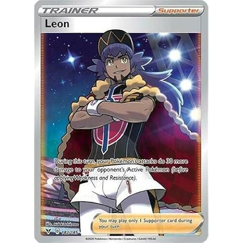 Leon - 182/185 - Full Art - Vivid Voltage - NM/M Cover