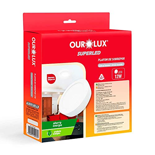 Plafon Led Sobrepor 12W Biv 4000K Red Cx