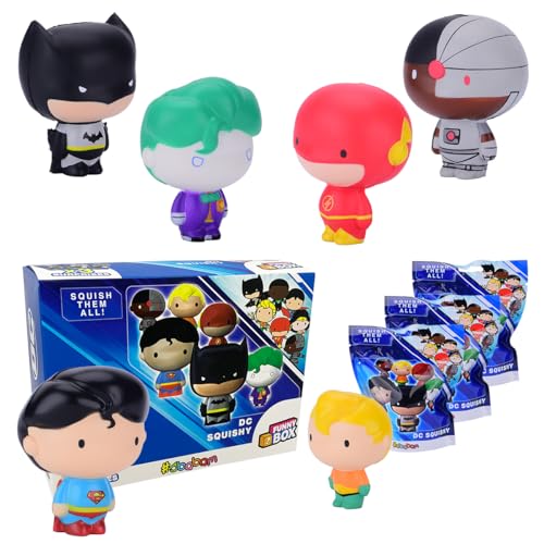 #sbabam Funny Box DC Squishy Heroes, Juegos para Niños 3 Piezas,...