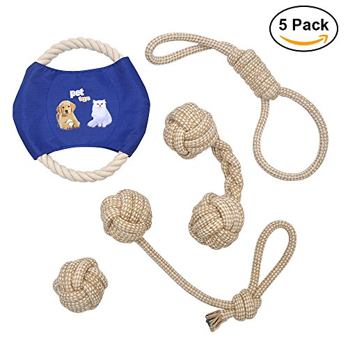 Giocattoli di corda cane 6 pezzi di set regalo