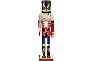 Exquisite Wooden Nutcracker Ornament - A Festive Christmas Decoration