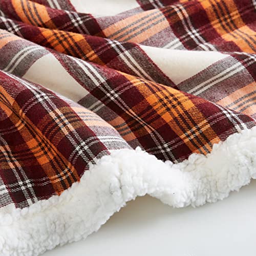 Eddie Bauer - Throw Blanket, Reversible Sherpa Fleece Bedding, Home Decor For All Seasons (Edgewood Red, Throw) #TOP3