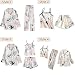 Pijama Mujer Ropa De Dormir Elegante Sexy 7Pcs Ropa de Noche Contiene...