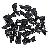 Décoration polyvalente : utilisez cet accessoire pour pot de fleurs en forme de chat pour ajouter une touche ludique à vos plantes ou comme objet de décoration à part entière pour votre maison. petite statue de chat, chat noir effrayant pour halloween