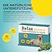 ADEMA NATURAL® Relax Forte+ – Beruhigungsmittel für Hunde Alternative - Natürlicher Futterzusatz bei Stress & Unruhe – Unterstützt Entspannung bei Reisen, Silvester & im Alltag - 10 Tabletten