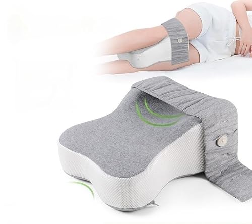 CEWROM Poduszka na kolana dla osób śpiących na boku, ortopedyczna poduszka na nogi, pianka z pamięcią kształtu, poduszka do spania na boku, ergonomiczna poduszka na nogi, dla kobiet w ciąży