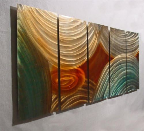 Circles - Abstract Painting Metal Wall Art sculpture for contemporary decor Sculpture by Nider the Internationally Acclaimed Artist of Modern Contemporary Decor