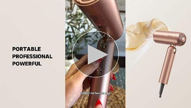 Amazon.com : Dreame Pocket Pro Hair Dryer, Dual Voltage Travel