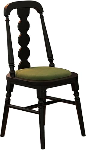 Miniatura 21 de JKGHK - Sillas de comedor, sillas de cocina de madera, silla de sala de estar con asiento acolchado, silla auxiliar de cocina sin brazos con
