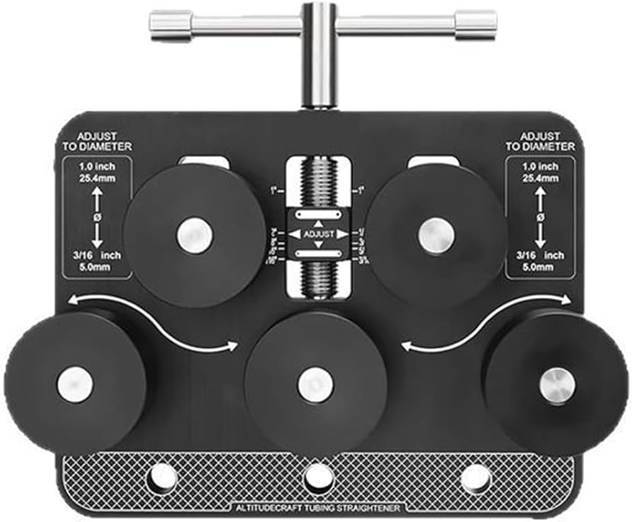 Dsheng Redresseur De Tube Portatif 1/8 Pouces, Outil De Redressage De Tuyau De Tube, Redresseur De Cintreuse De Conduite De Frein Pour Tuyaux Métalliques En Cuivre En Acier Inoxydable