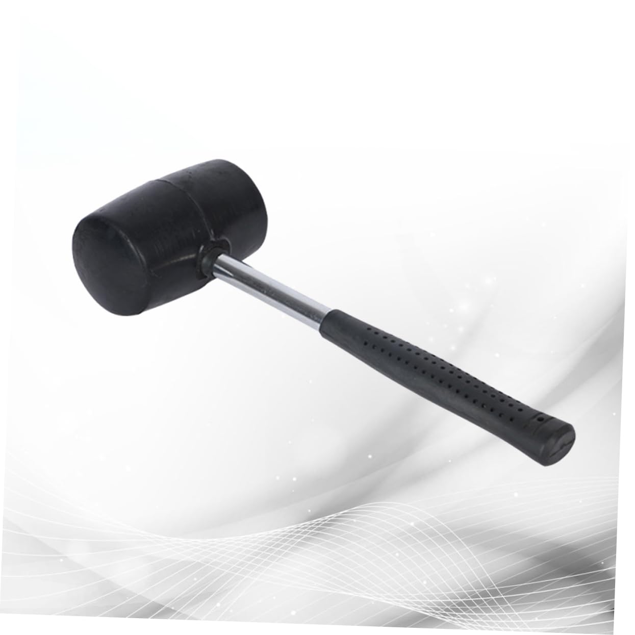 ARTIBETTER Fiber Ball Hammer 750g Steel Handle Soft Rubber Head Non-slip Grip for Woodworking Tile