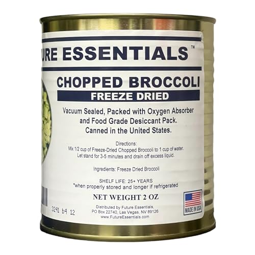 1 Can of Future Essentials Canned Freeze Dried Chopped Broccoli