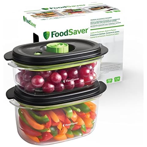 Boîtes alimentaires FoodSaver 700 ml & 1,2 L Cover