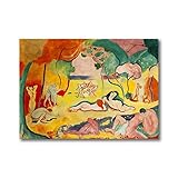 Photo Gallery heimao famose stampe su tela di henri matisse. famosa riproduzione di dipinti ad olio. la gioia di vivere arte murale moderna quadro per soggiorno 35x48cm senza cornice Photo Gallery heimao famose stampe su tela di henri matisse. famosa riproduzione di dipinti ad olio. la gioia di vivere arte murale moderna quadro per soggiorno 35x48cm senza cornice