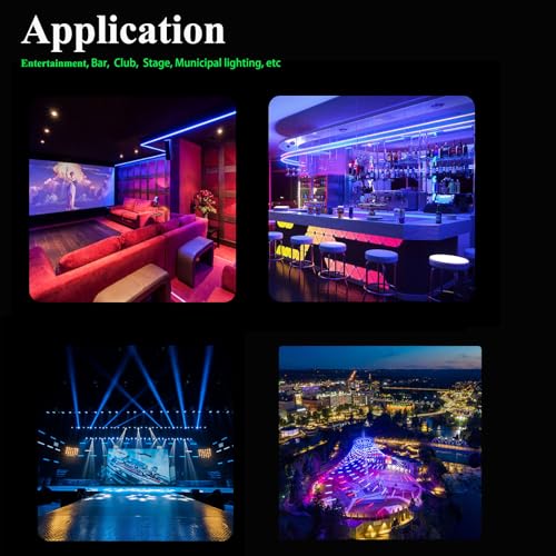 JOYLIT 24 Kanal RGB DMX LED Decoder mit Digitalanzeige, DC 5V-24V 3A/CH 72A DMX512 Decoder RGB Controller, 24CH PWM DMX512 Dimmertreiber für Mehrfarbig Licht Streifen