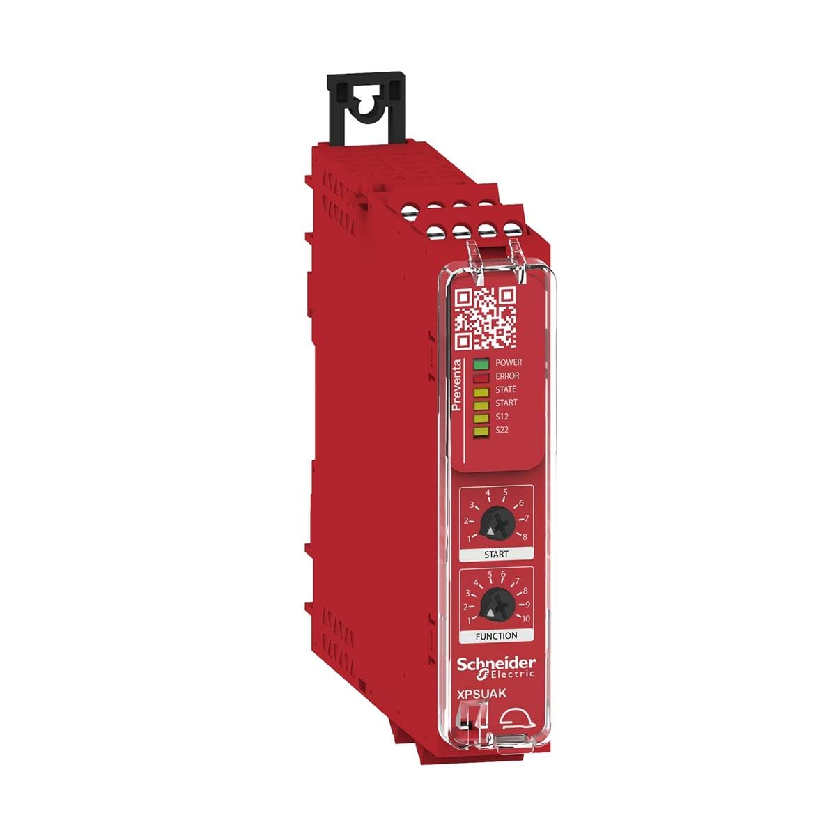 Module de sécurité UAK Catégorie 4 48-230V avec raccordement à vis pour circuits industriels