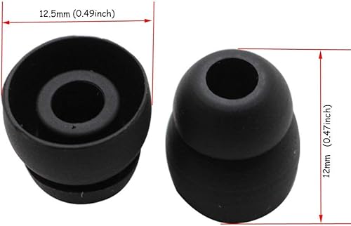 Miniatura 3 de Toeasor Powerbeats - 2 auriculares de repuesto Powerbeats3 con doble brida de silicona compatibles con Beat by Dr Dre Powerbeats 2 Powerbeats 3