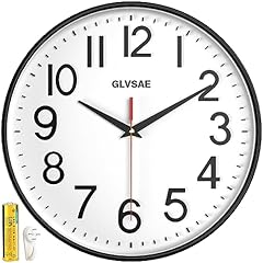 Wall Clock 12 Inches Non Ticking Wall Clocks Battery Operated Large Easy to Read with Stereoscopic photo Wall Clock 12 Inches Non Ticking Wall Clocks Battery Operated Large Easy to Read with Stereoscopic
