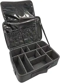 Maleta de Maquiagem Profissional Com Divisórias Organização Make Grande BL-1110